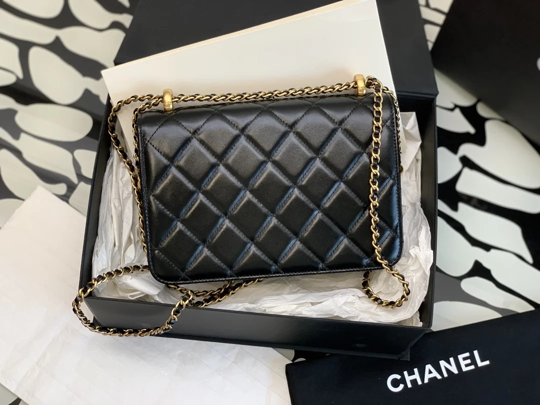 Chanel Boy Chanel double small-ball adjustable mini drawstring 19cm - description_image8