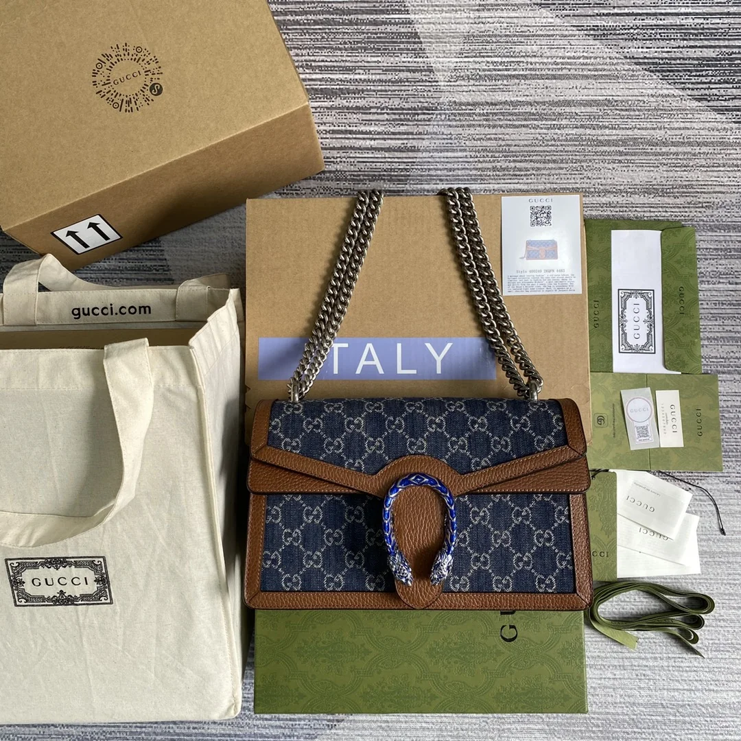 Gucci Dionysus 249 Green 28cm 28x17x9 cm - image2