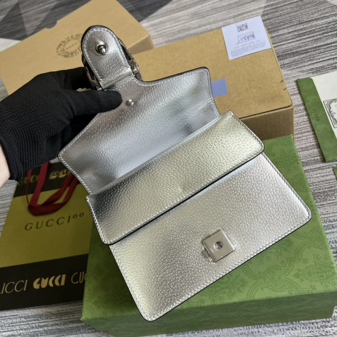 Gucci Dionysus 421970 Silver 5cm 20x15.5x5 cm - image7