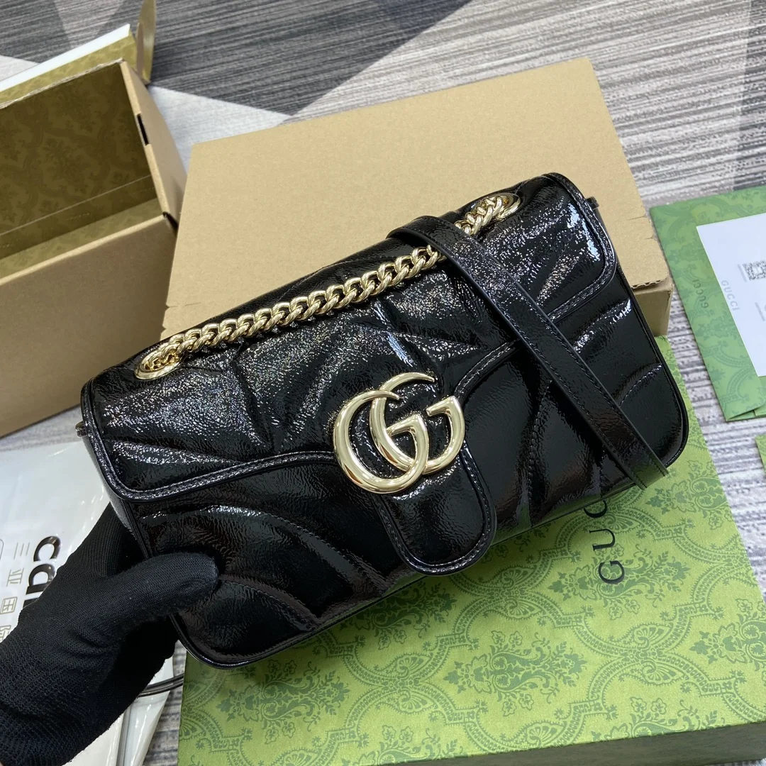 Gucci GG Marmont Small Shoulder Bag 26x15x7 cm - description_image1