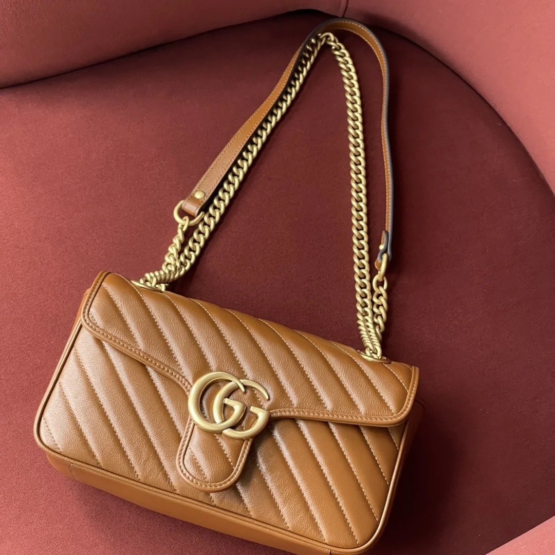 Gucci GG Marmont Bag Model 443497 25 x 16 x 7 cm - description_image1