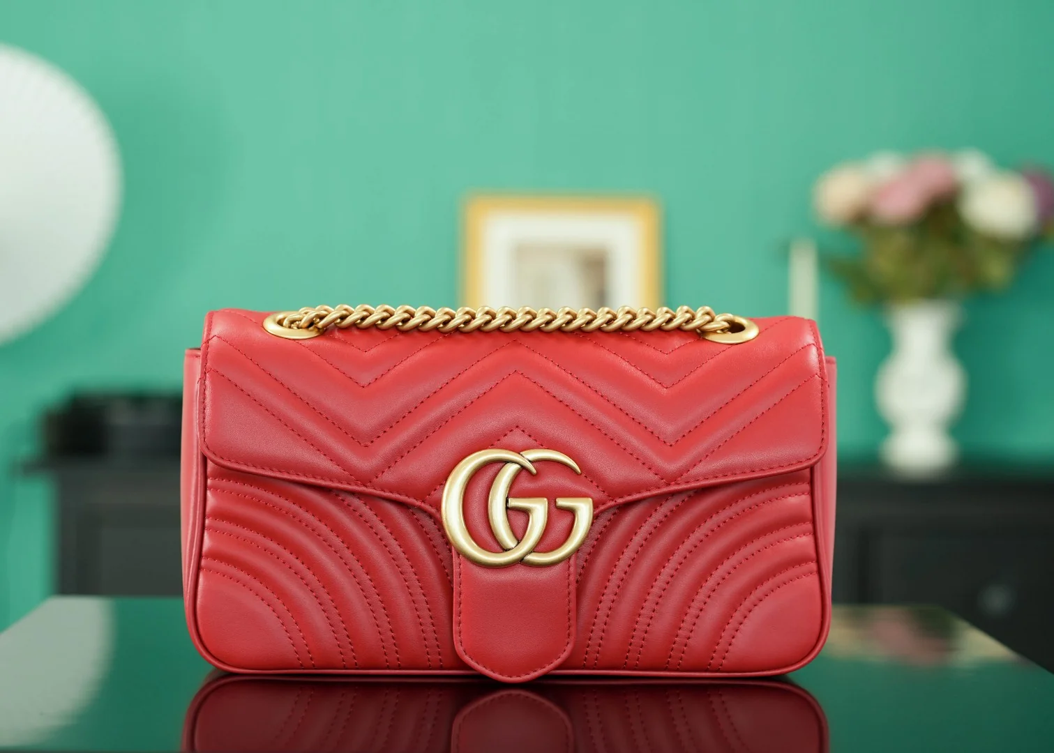 Gucci GG Marmont Shoulder Bag 443497 26cm Gucci GG Marmont Shoulder Bag 443497 26cm - description_image1