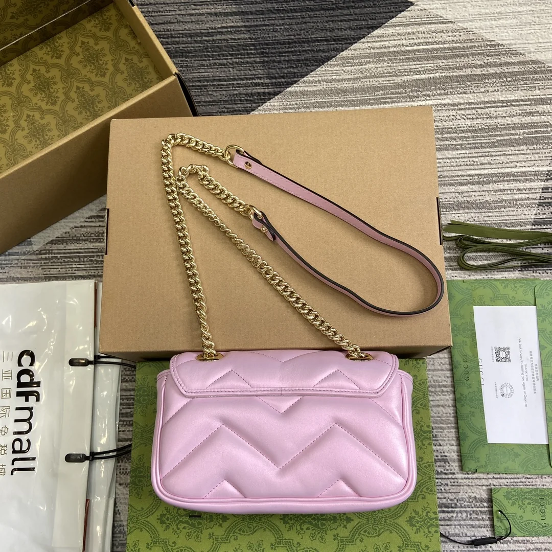 Gucci GG Marmont Small Shoulder Bag 14x23x6cm - description_image2