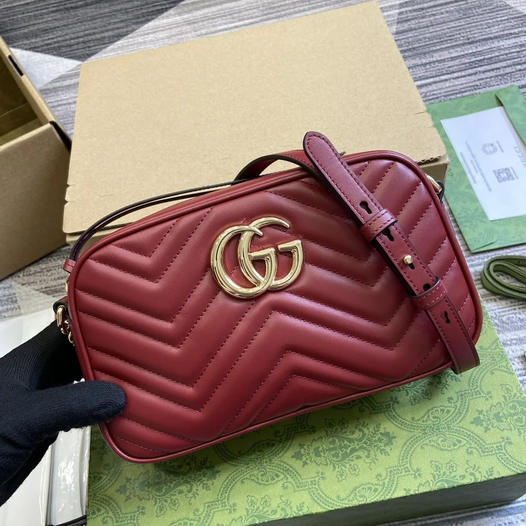 Gucci GG Marmont Small Shoulder Bag 24x13x7cm Gucci GG Marmont Small Shoulder Bag 24x13x7cm - description_image1