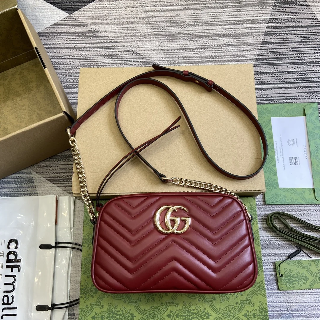 Gucci GG Marmont Small Shoulder Bag 24x13x7cm Gucci GG Marmont Small Shoulder Bag 24x13x7cm - description_image2