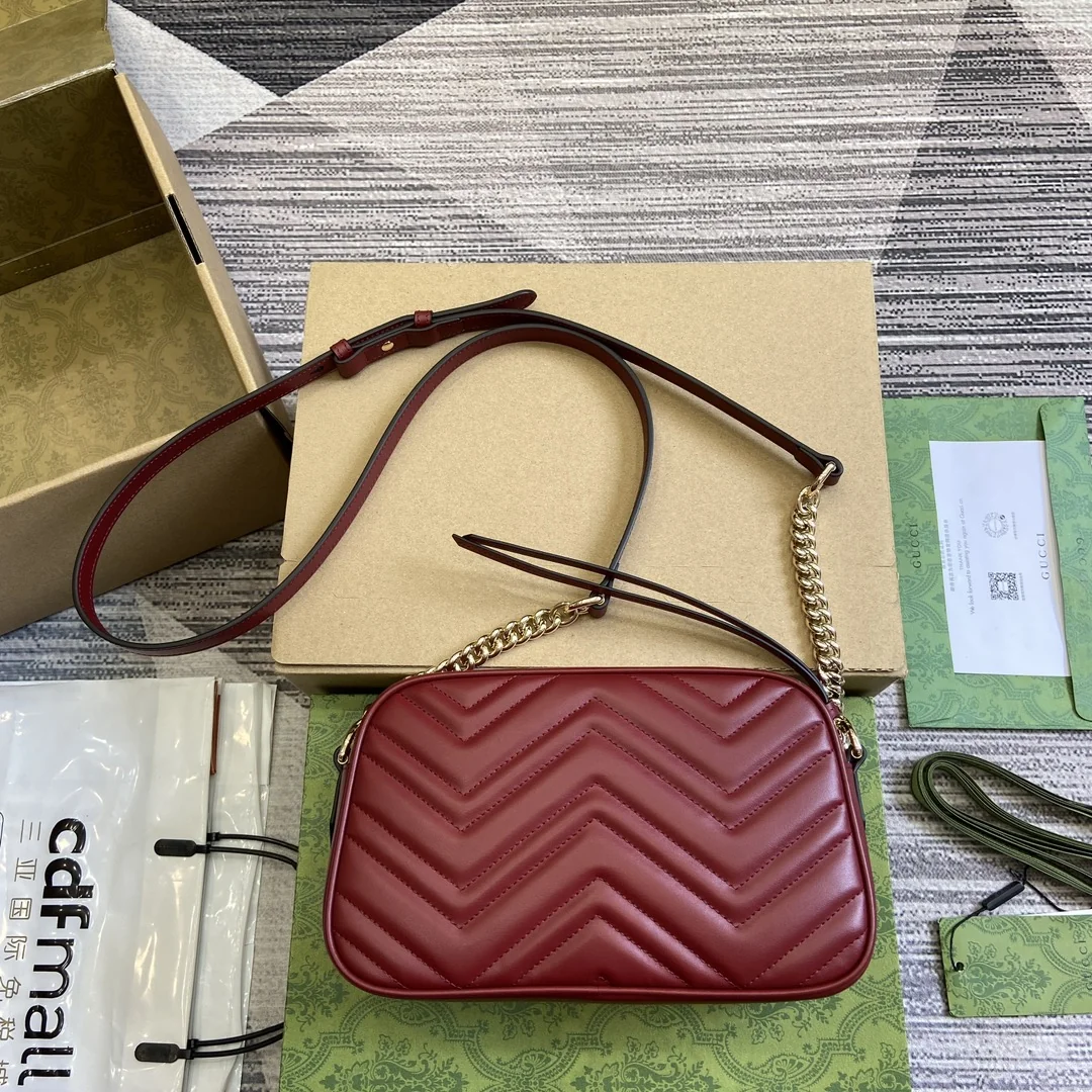Gucci GG Marmont Small Shoulder Bag 24x13x7cm Gucci GG Marmont Small Shoulder Bag 24x13x7cm - description_image3