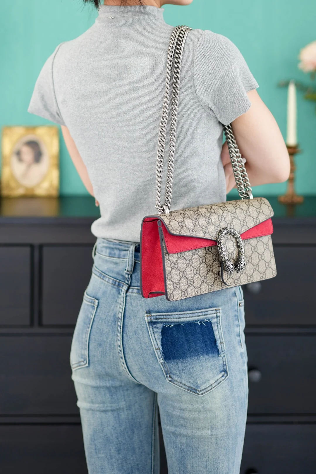 Gucci Dionysus 499619 Red 25cm - image1