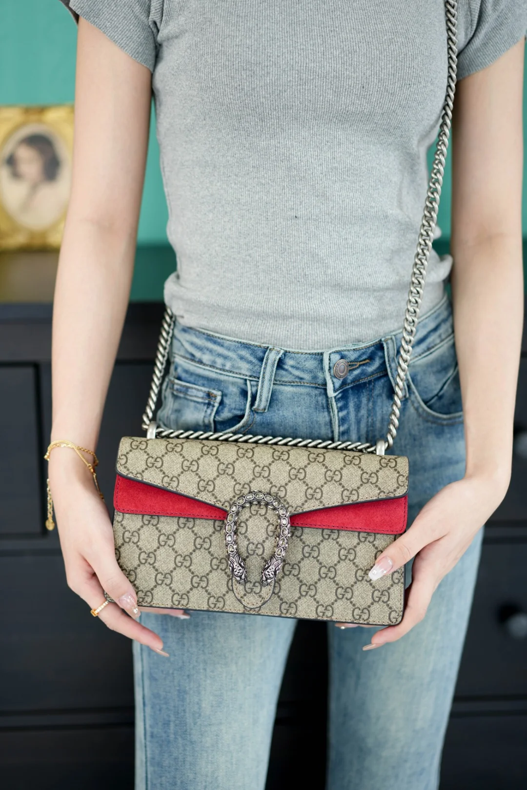 Gucci Dionysus 499619 Red 25cm - image7