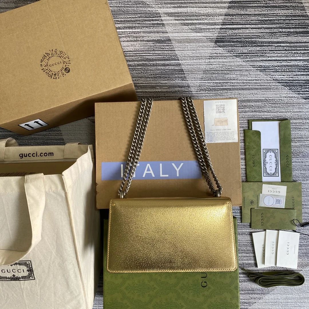 Gucci Dionysus 499623 Gold 25cm 25x14x8 cm - image3