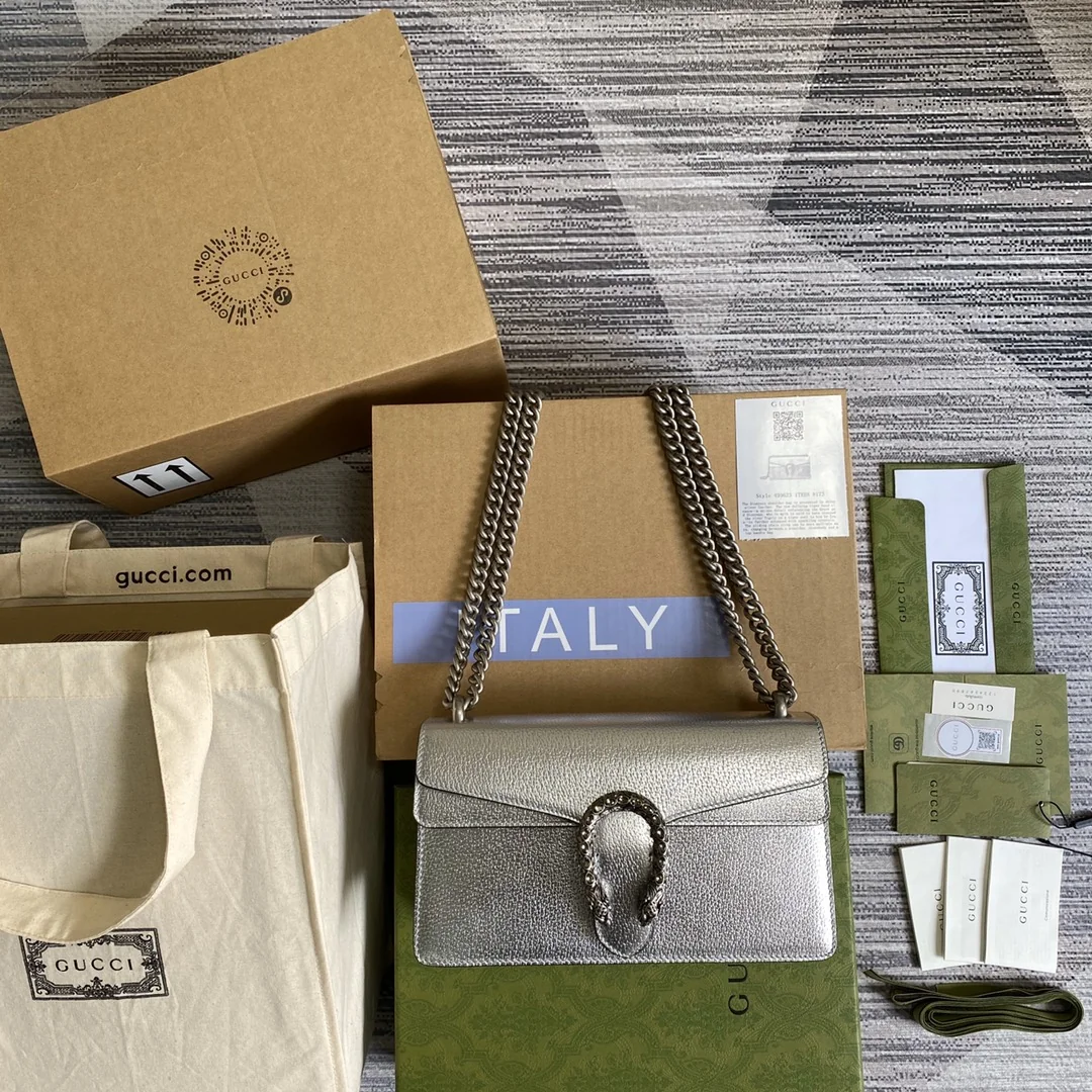 Gucci Dionysus 499623 Silver 25cm 25x14x8 cm - image2