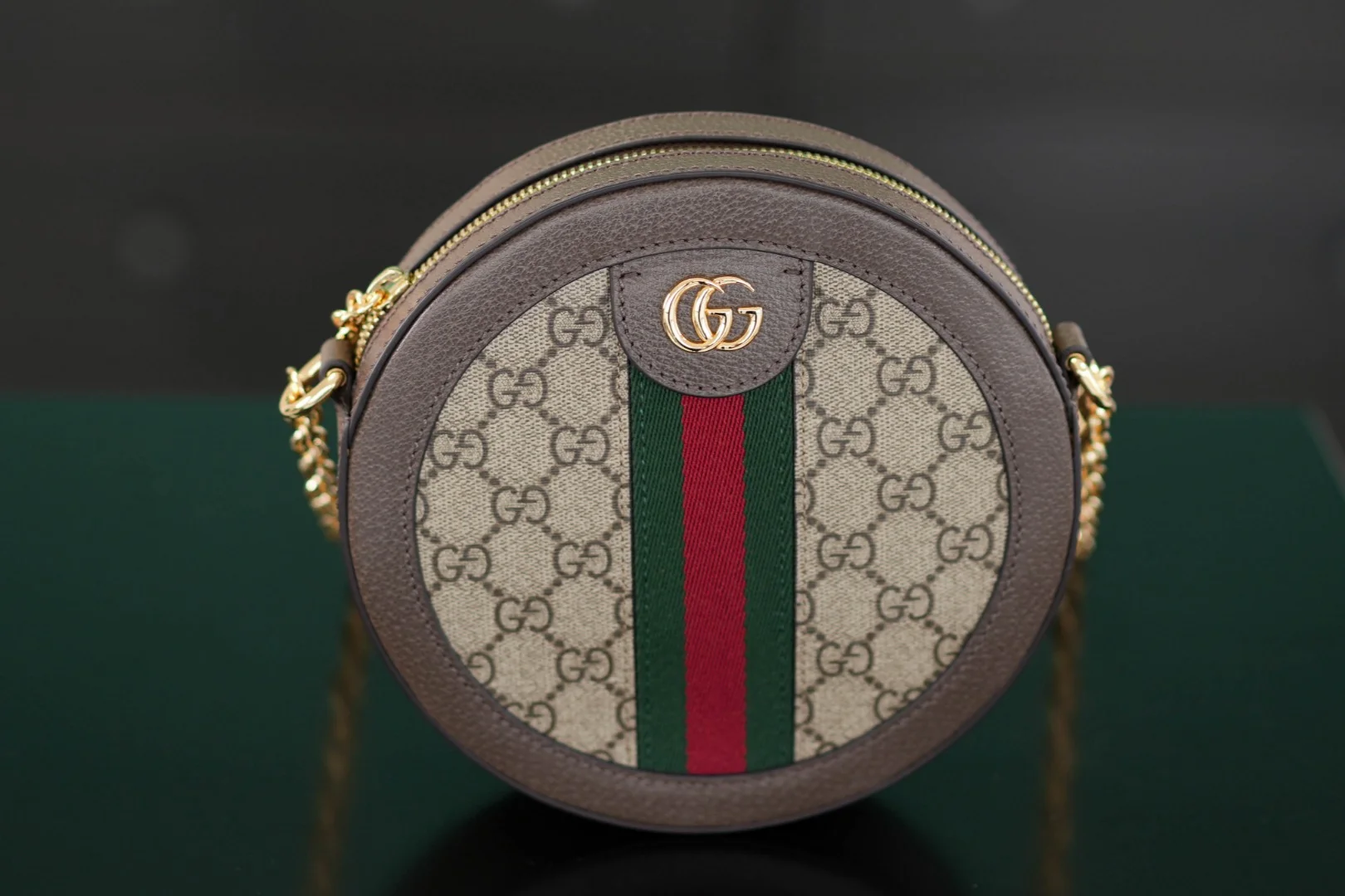 Gucci Ophidia GG Round Mini Shoulder Bag 550618 18cm - image2