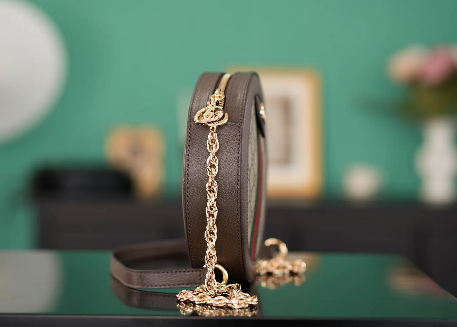 Gucci Ophidia GG Round Mini Shoulder Bag 550618 18cm - image4