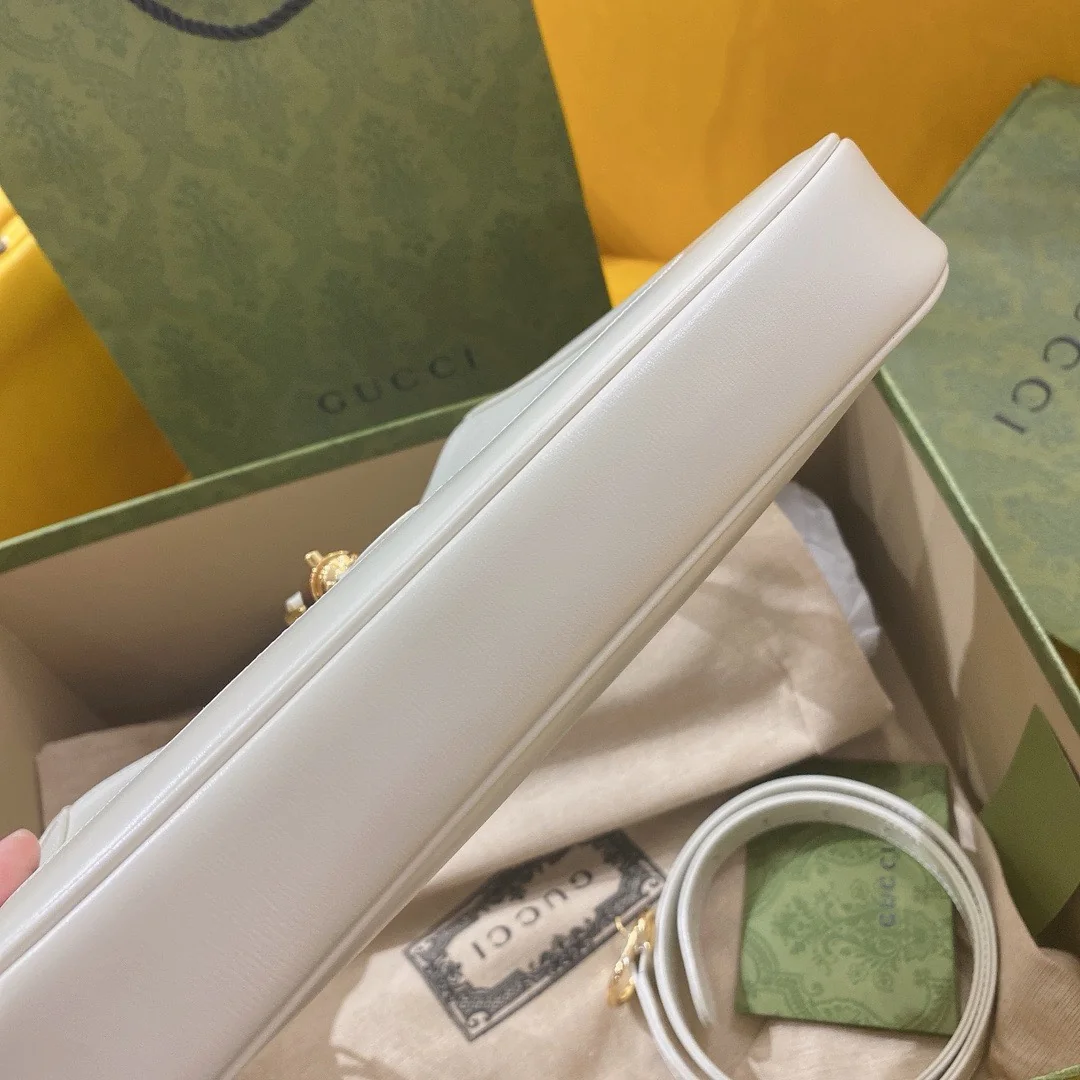 Gucci Jackie 1961 Small Leather Shoulder Bag 28x19x4.5 cm - image6