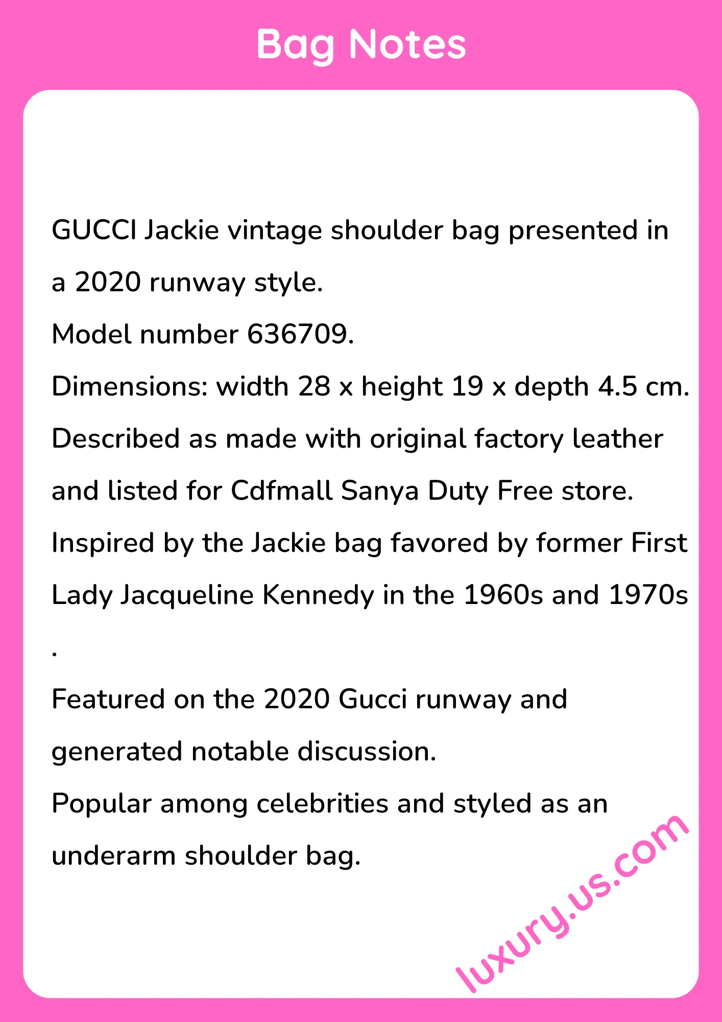 Gucci Jackie 636709 28x19x4.5 cm - short_description_image1