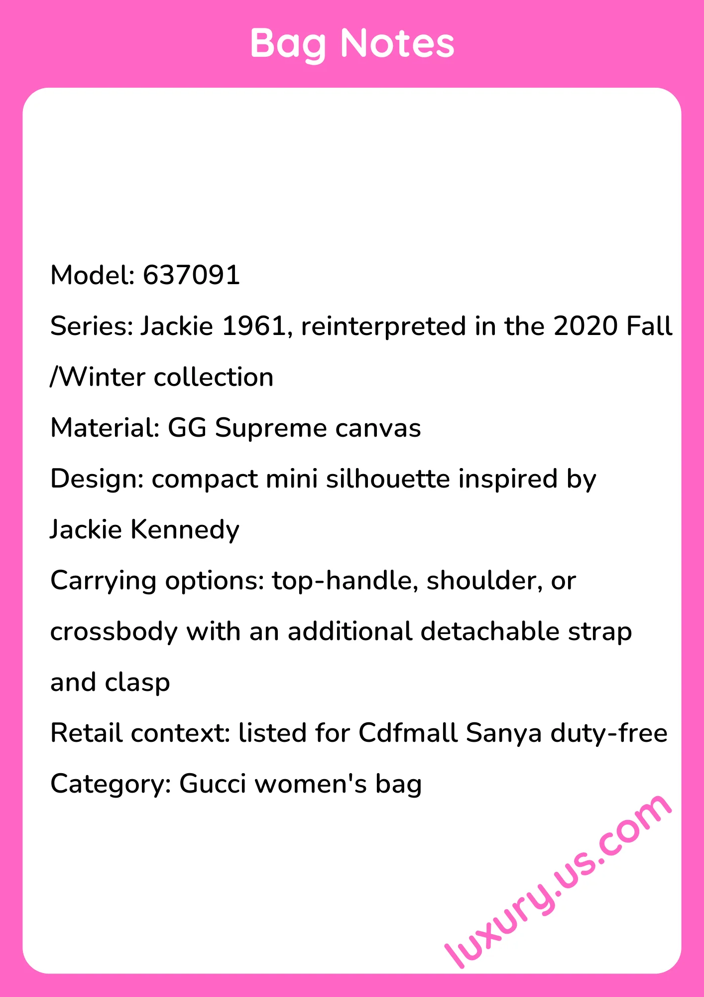 Gucci Jackie 1961 Mini Shoulder Bag 19 x 13 x 3 cm - short_description_image1