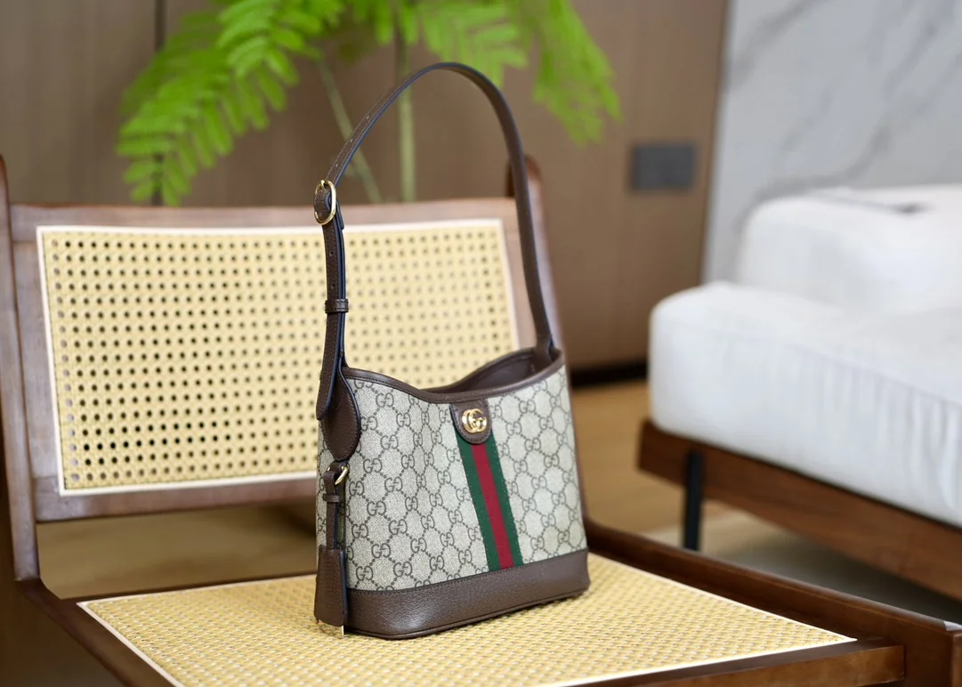 Gucci Ophidia GG small hobo shoulder bag 23x21x12 cm - image2