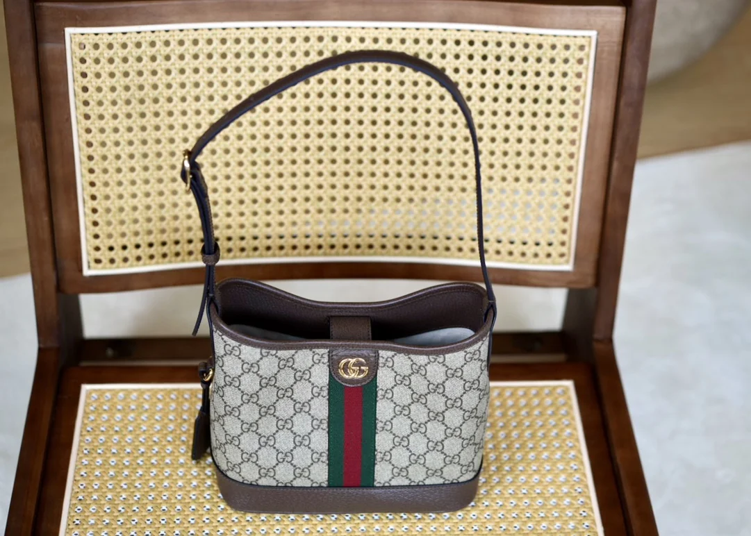Gucci Ophidia GG small hobo shoulder bag 23x21x12 cm - image5