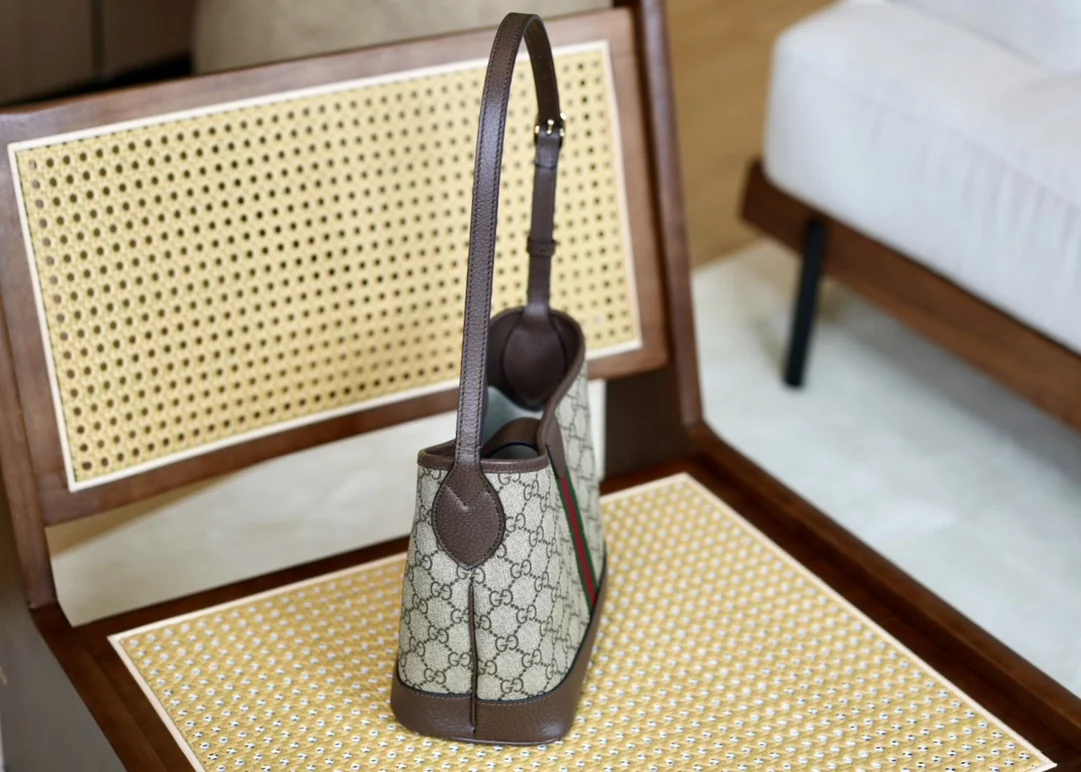 Gucci Ophidia GG small hobo shoulder bag 23x21x12 cm - image6