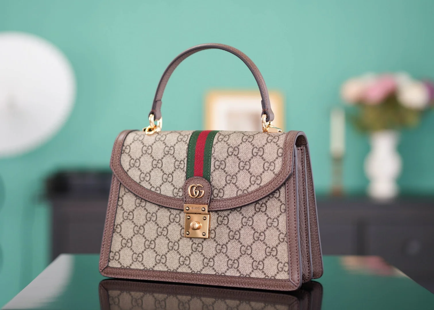 Gucci Ophidia Small Top Handle Bag 25x17.5x7 cm - image2