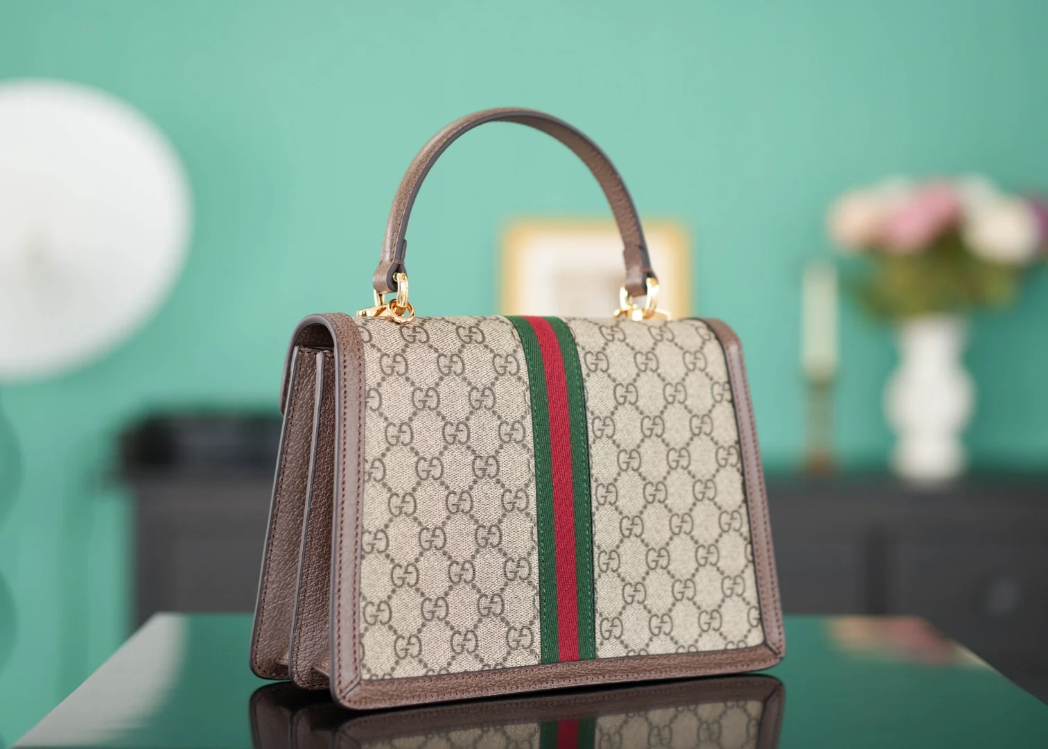Gucci Ophidia Small Top Handle Bag 25x17.5x7 cm - image3