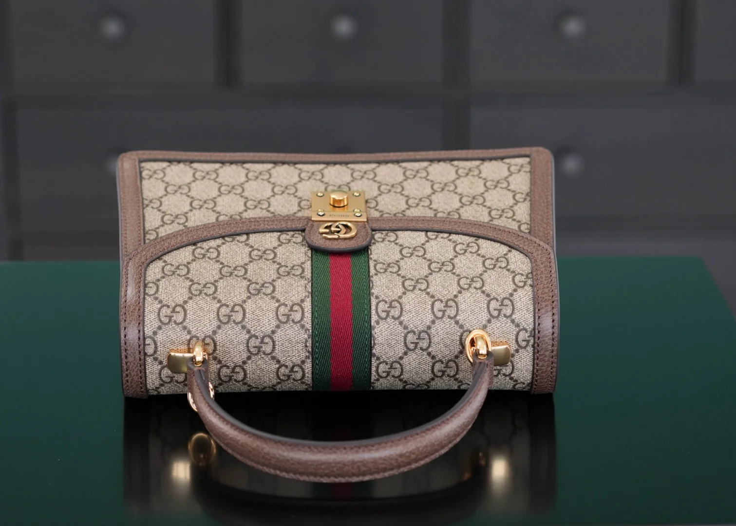 Gucci Ophidia Small Top Handle Bag 25x17.5x7 cm - image7