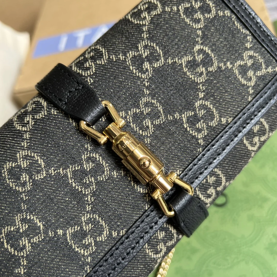 Gucci Jackie 1961 small chain shoulder bag push-lock 19x10x3.5cm - image4