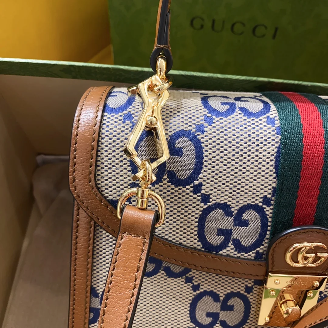 Gucci Ophidia Top-handle Bag 655 25x17.5x7 cm - image4
