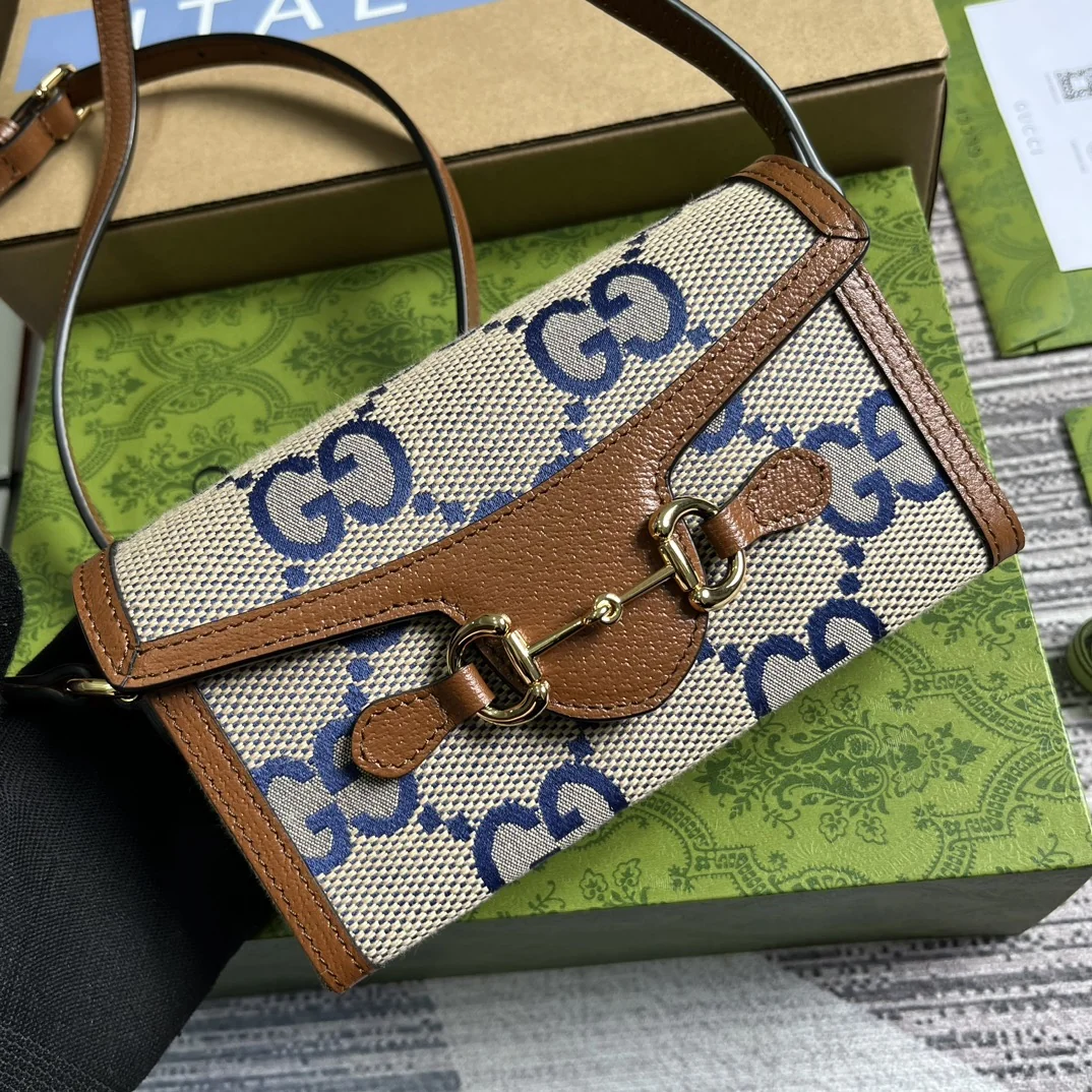 Gucci Horsebit 1955 Mini Bag Model 699296 18x12x5cm - image1