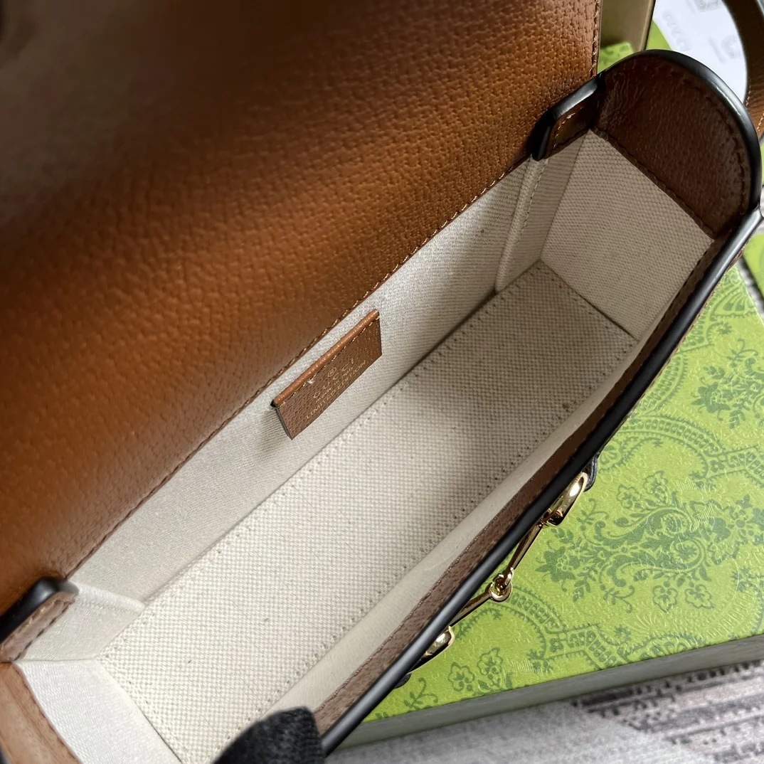 Gucci Horsebit 1955 Mini Bag Model 699296 18x12x5cm - image8