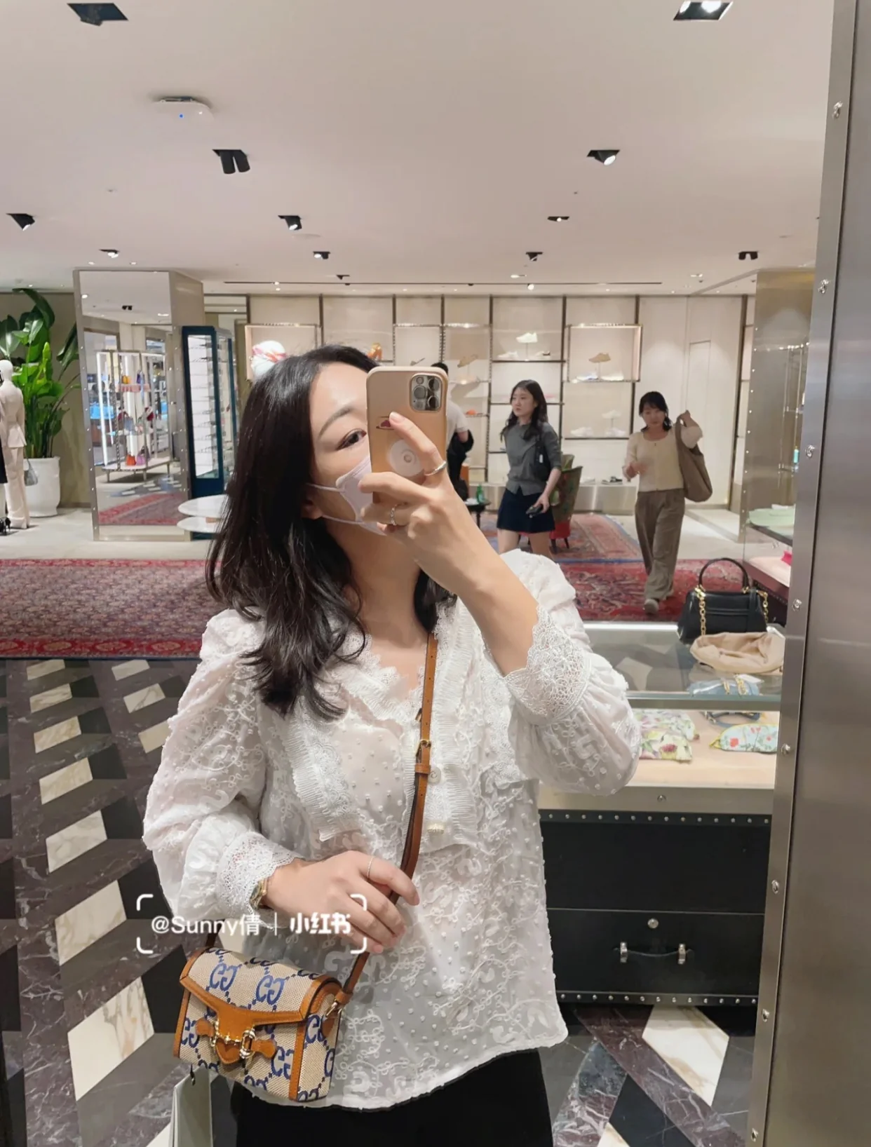 Gucci GG Horsebit 1955 Horizontal Shoulder Bag 18x12x5 cm - image2