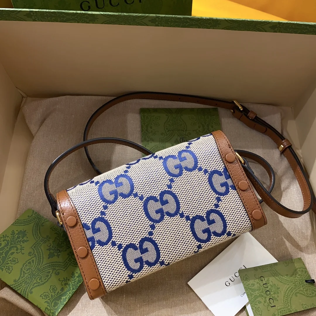 Gucci GG Horsebit 1955 Horizontal Shoulder Bag 18x12x5 cm - image7