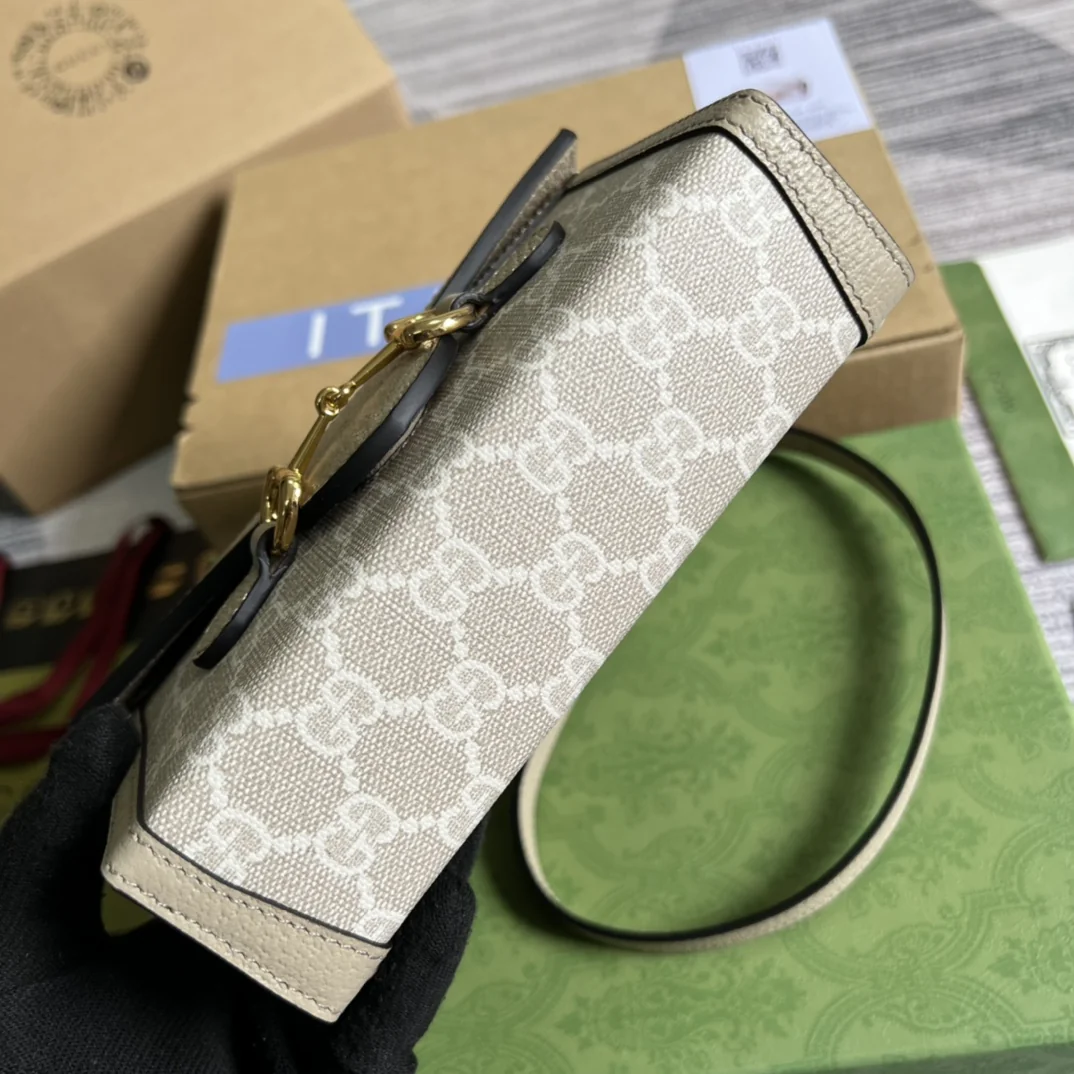 Gucci Horsebit 1955 Mini Crossbody Bag 18x12x5 cm - image6