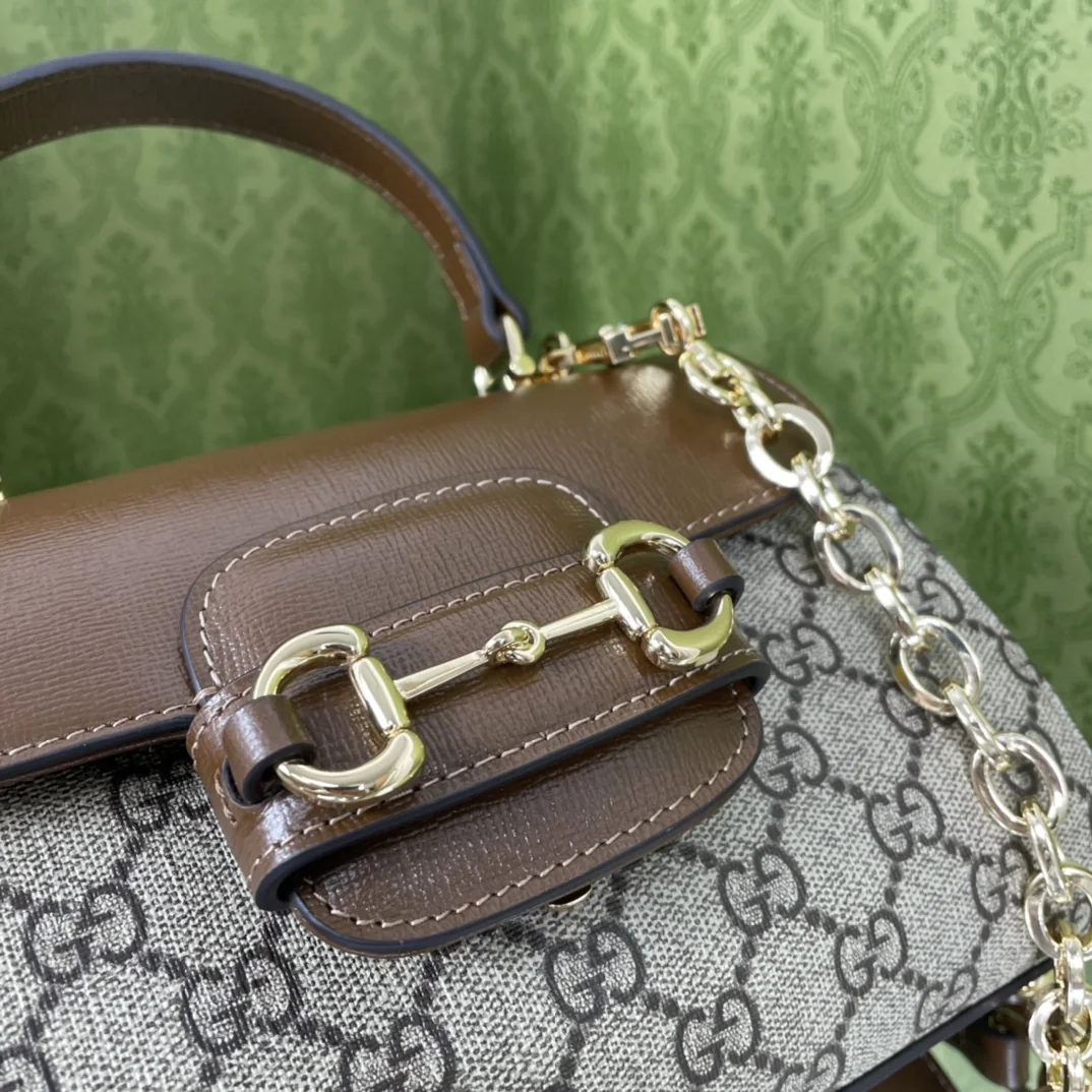 Gucci Horsebit 1955 Shoulder Bag 703848 22x16x10.5cm - image6