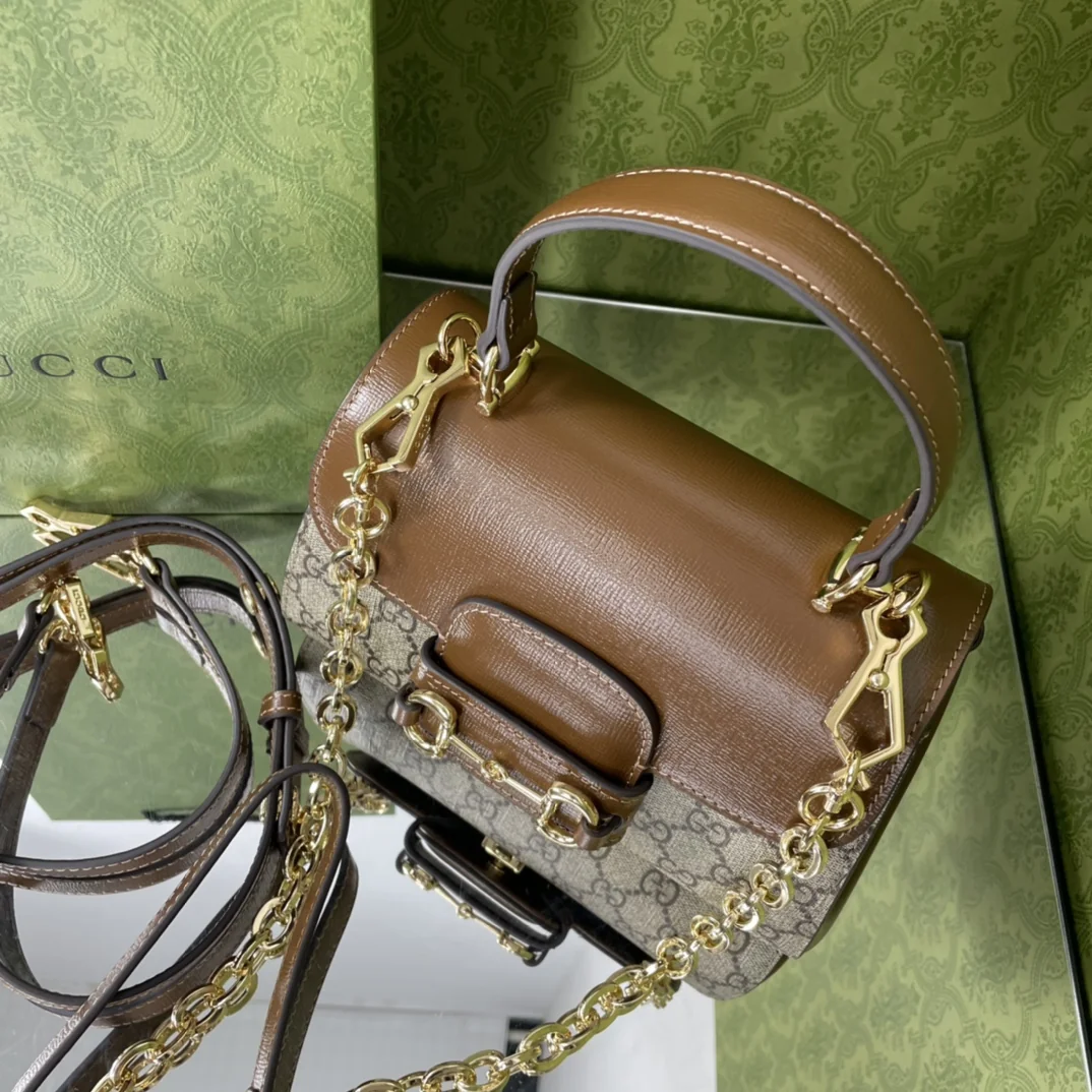 Gucci Horsebit 1955 Shoulder Bag 703848 22x16x10.5cm - image7