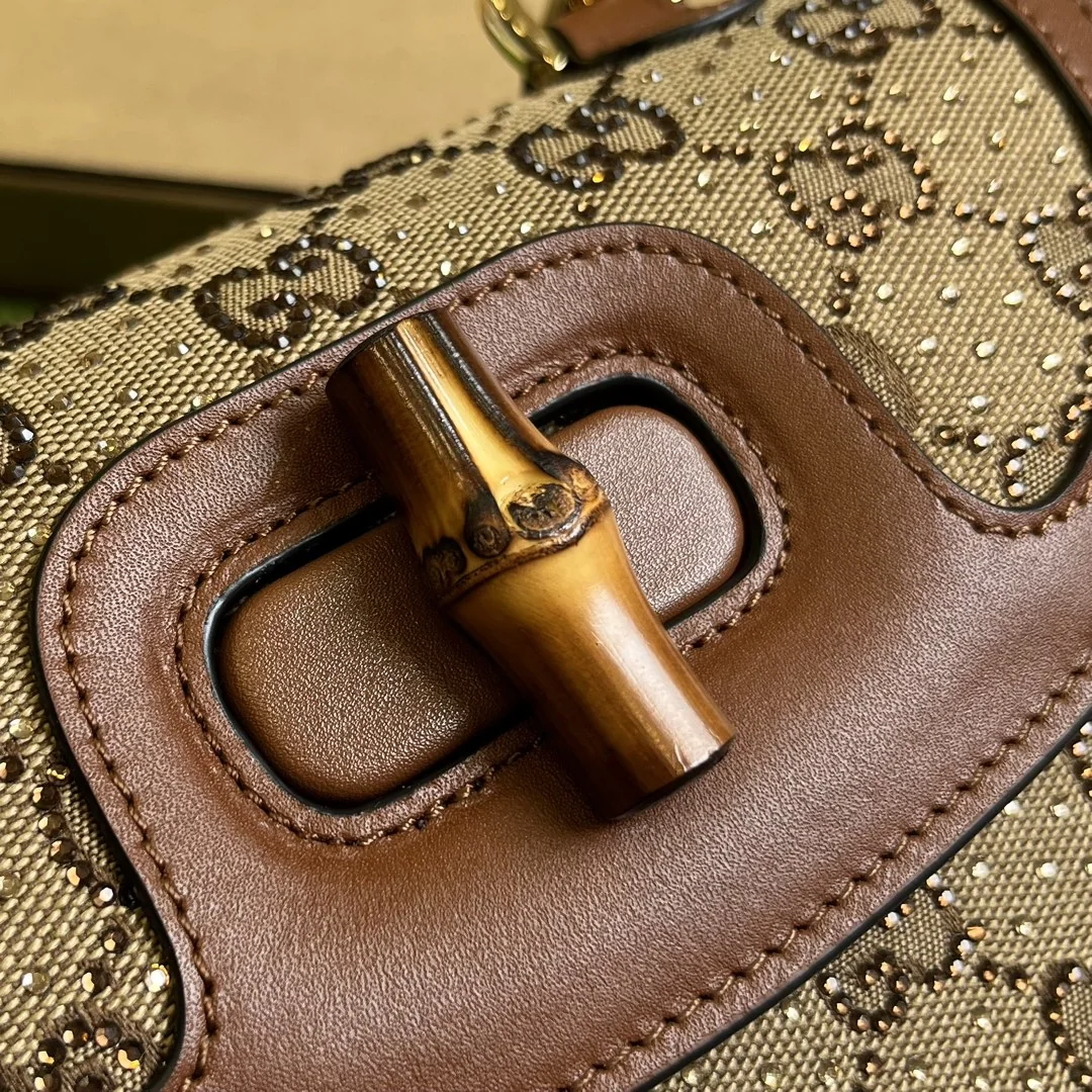 Gucci Bamboo 1947 Small Top Handle Bag 21x15x7cm - image5