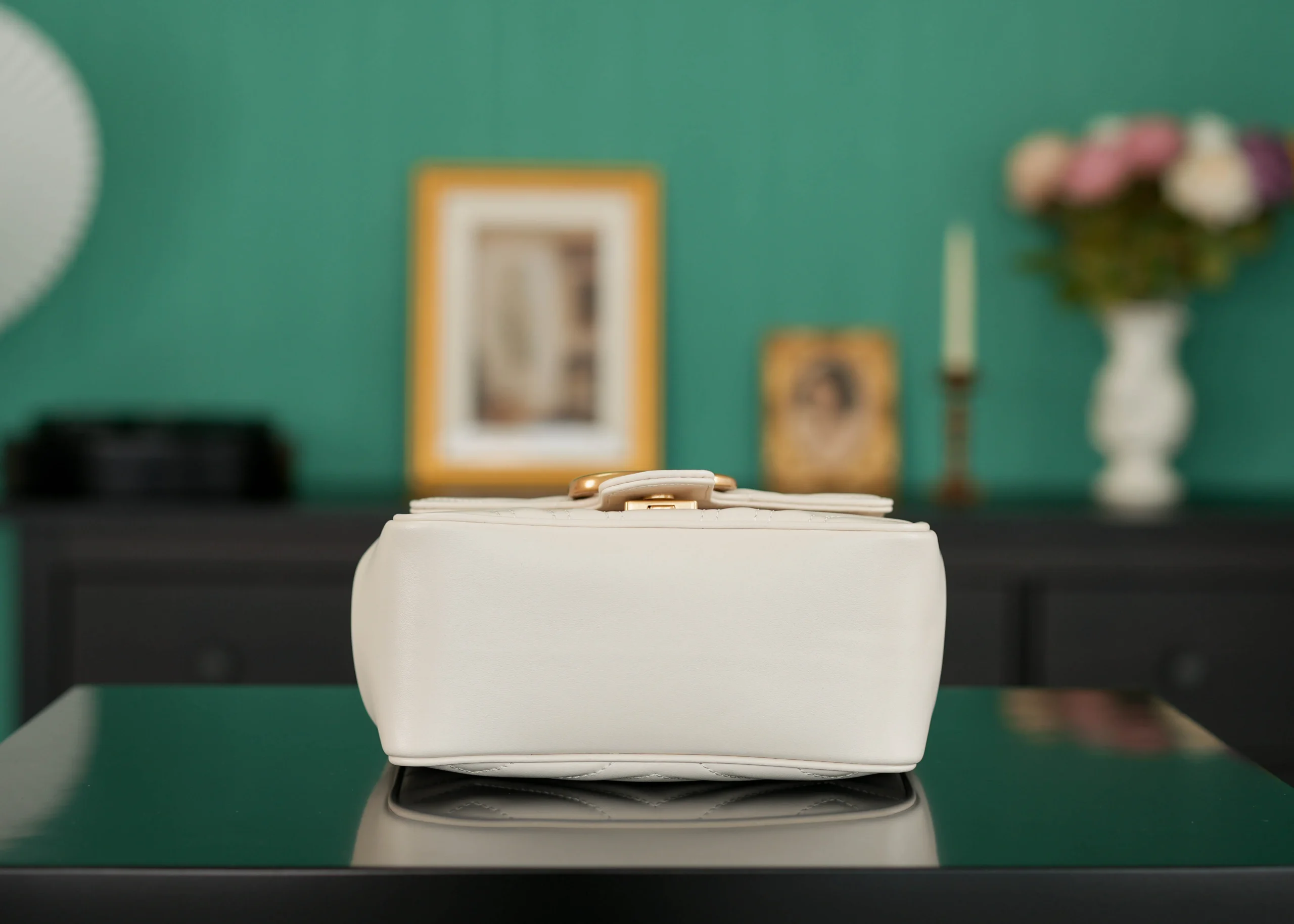 Gucci GG Marmont Quilted Mini Shoulder Bag Boxy Square Design 18x15x8 cm - description_image6