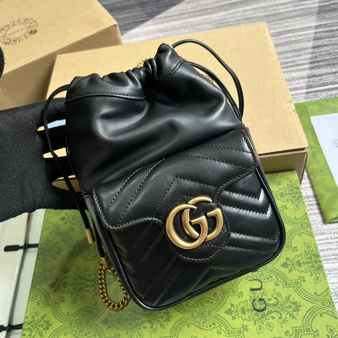 Gucci GG Marmont mini bucket bag 14.5x20x7.5 cm - description_image1