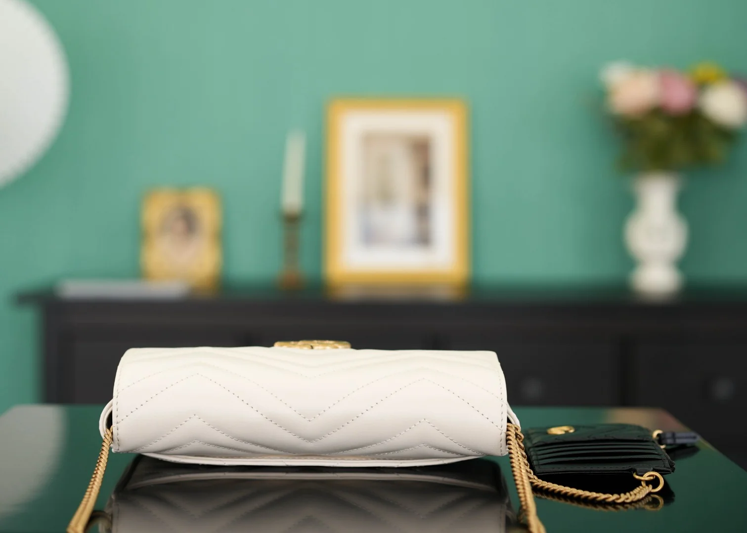 Gucci GG Marmont chain shoulder bag with card holder 751526 21x12x5 cm - description_image6