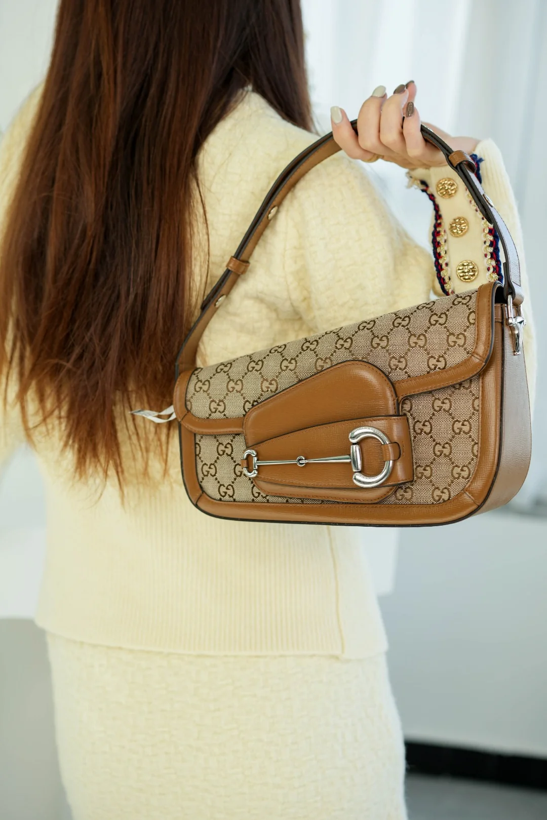 Gucci Horsebit 1955 Small Shoulder Bag - image6