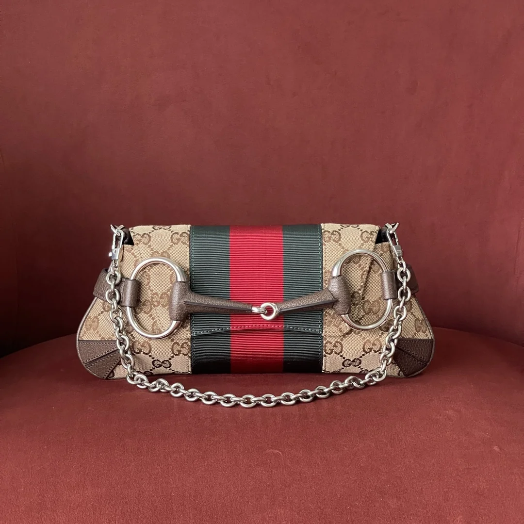 Gucci Horsebit Chain Model 764339 27/11.5/5 cm Gucci Horsebit Chain Model 764339 27/11.5/5 cm - image1