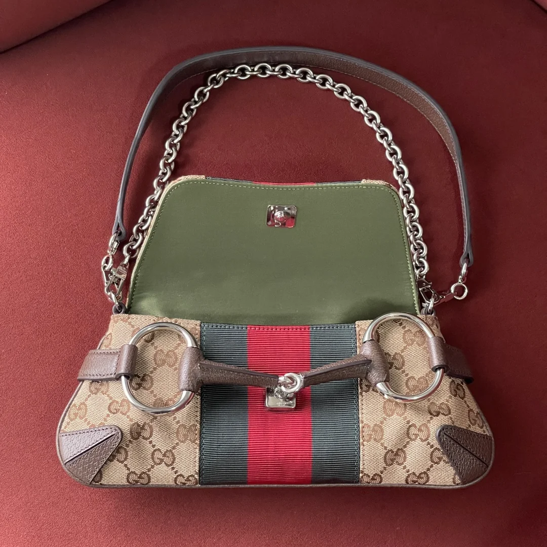 Gucci Horsebit Chain Model 764339 27/11.5/5 cm Gucci Horsebit Chain Model 764339 27/11.5/5 cm - image3