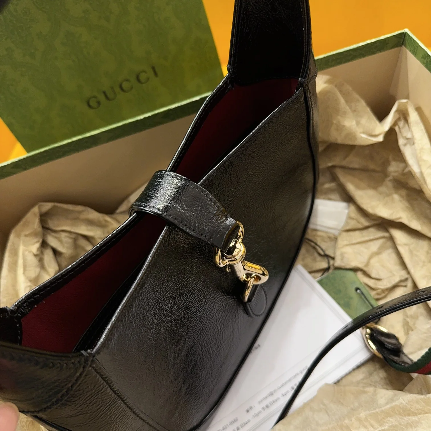 Gucci Jackie Notte Small Shoulder Bag 782849 27.5 x 19 x 4 cm - image6