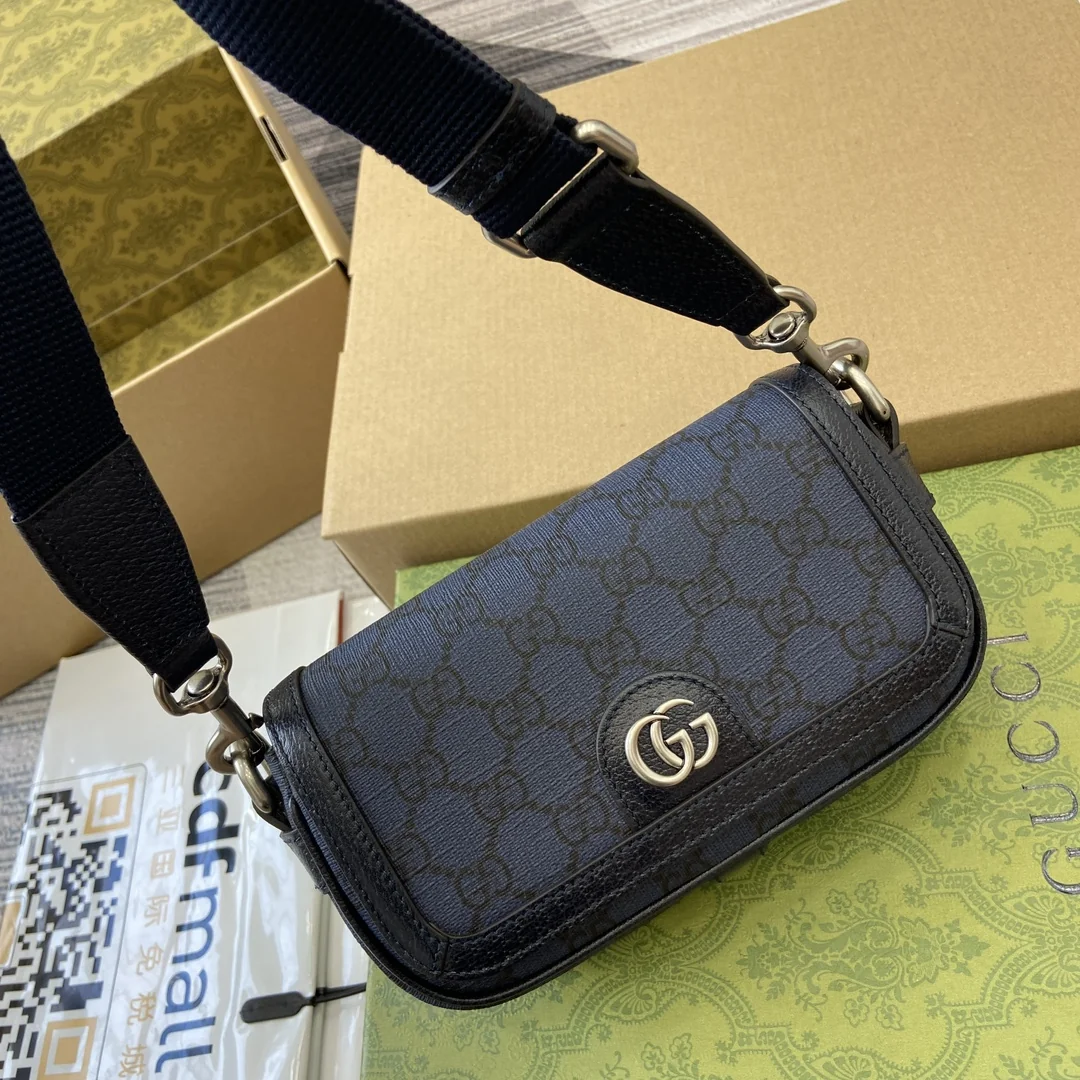 Gucci Ophidia Super Mini Shoulder Bag 18.5x10x5.5 cm - image1