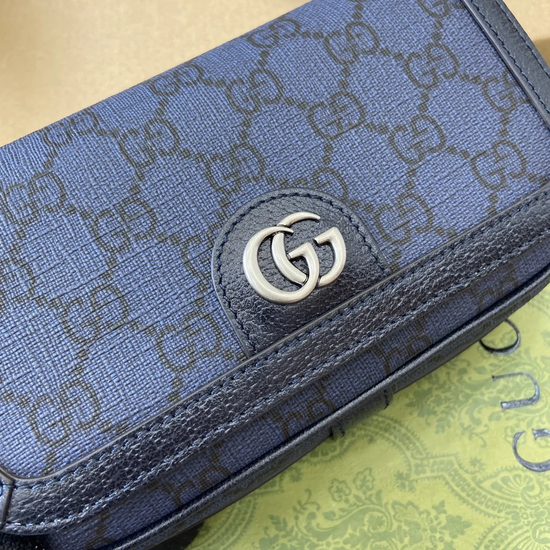 Gucci Ophidia Super Mini Shoulder Bag 18.5x10x5.5 cm - image5