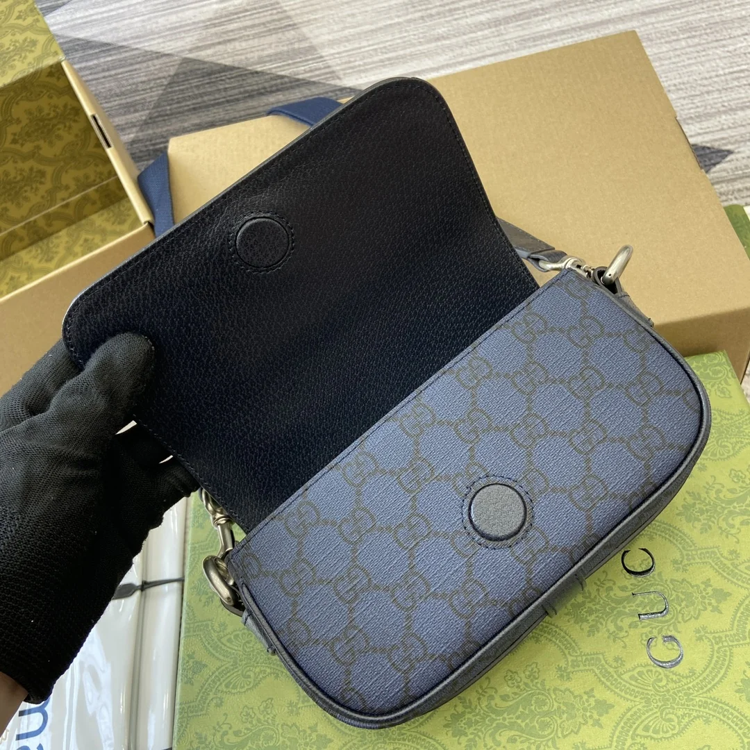 Gucci Ophidia Super Mini Shoulder Bag 18.5x10x5.5 cm - image7