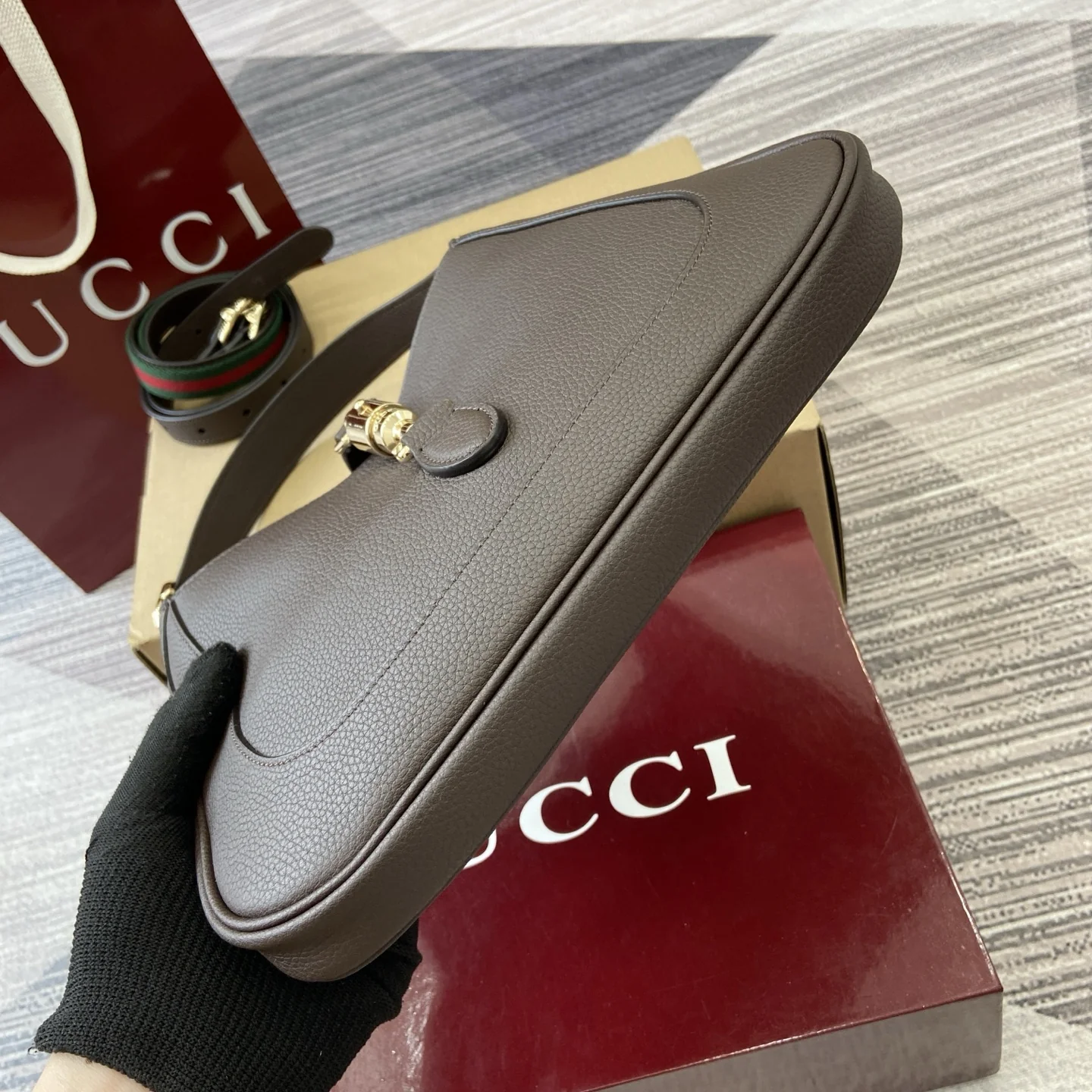 Gucci Jackie 1961 Medium Shoulder Bag 27.5x19x4 cm - image6