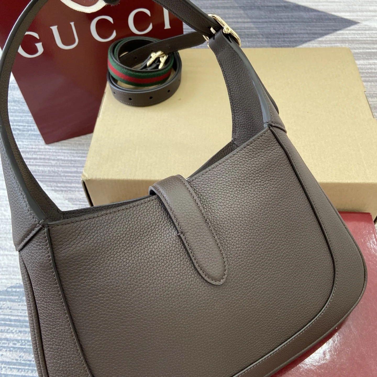 Gucci Jackie 1961 Medium Shoulder Bag 27.5x19x4 cm - image8