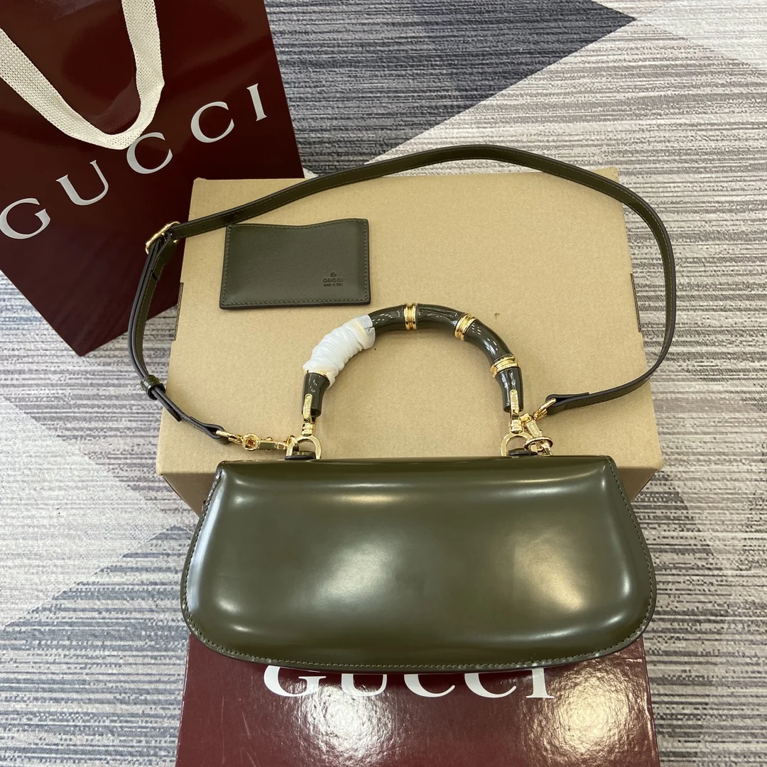 Gucci Bamboo Diva Small Top Handle Bag 26.6 x 13 x 8 cm - image3