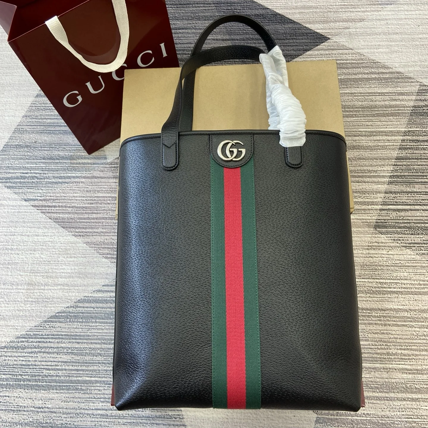 Gucci Ophidia GG Coated Canvas Double G Tote 30cm x 36cm x 12.5cm - image2