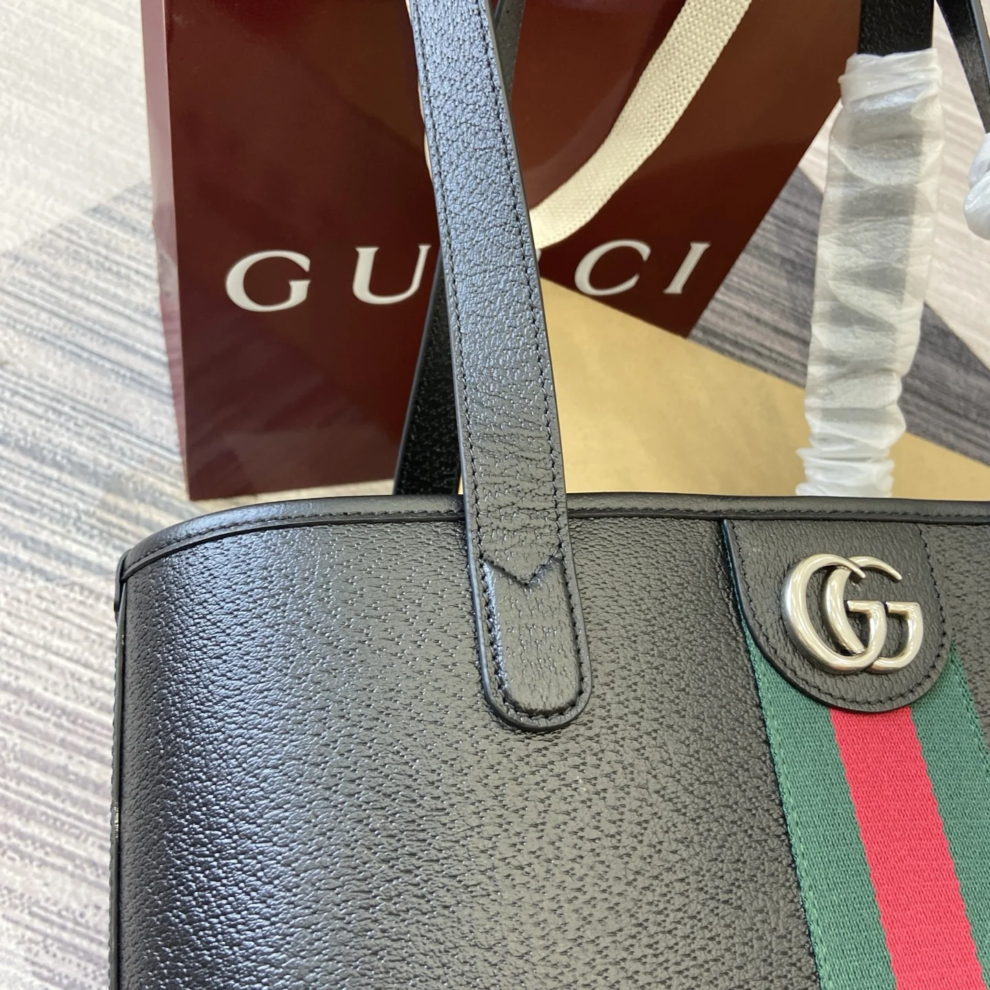 Gucci Ophidia GG Coated Canvas Double G Tote 30cm x 36cm x 12.5cm - image7